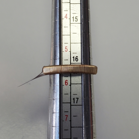 Sea glass handmade wire wrap ring size 6 - Picture 7 of 7